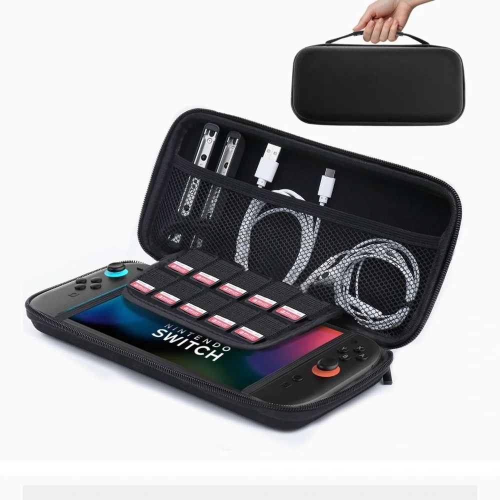 NWT Black Carrying Case for Nintendo Switch 2025